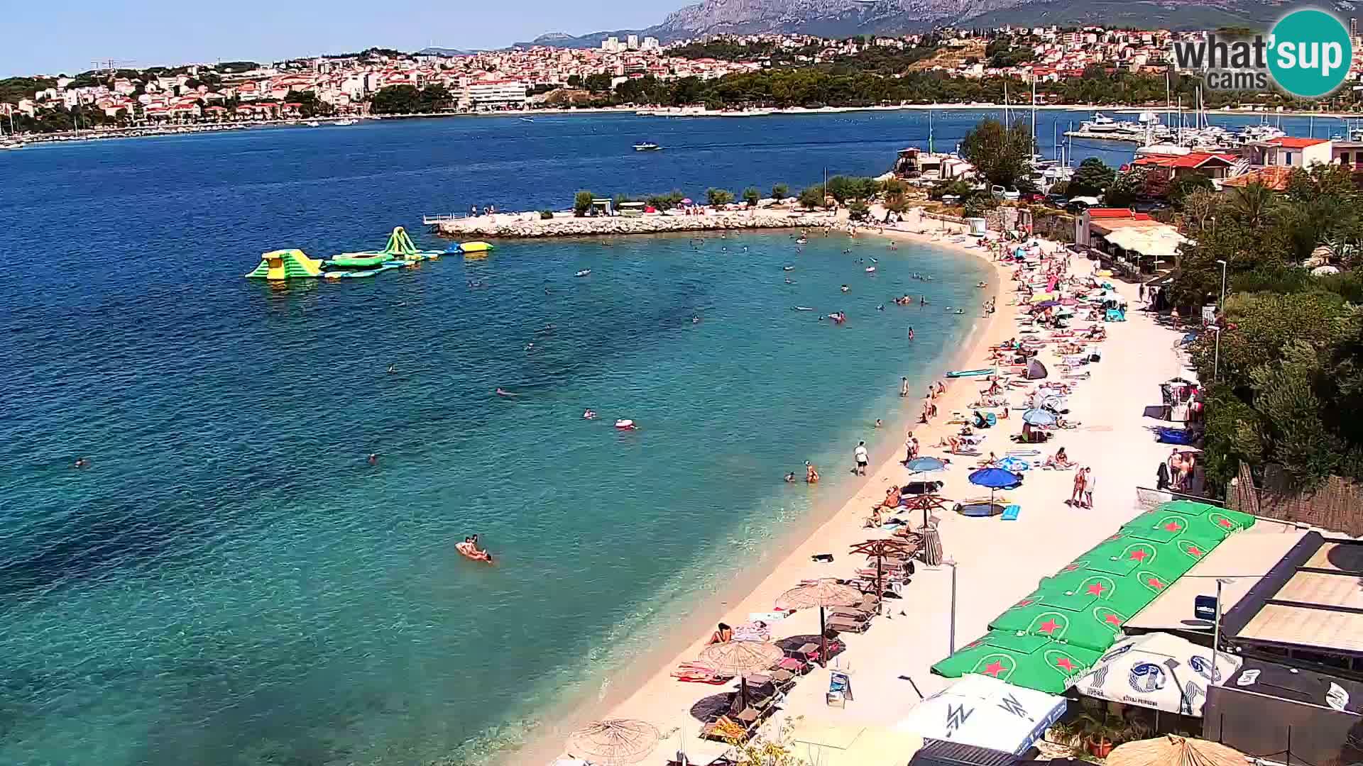 Web kamera Plaža Podstrana – Pogled uživo