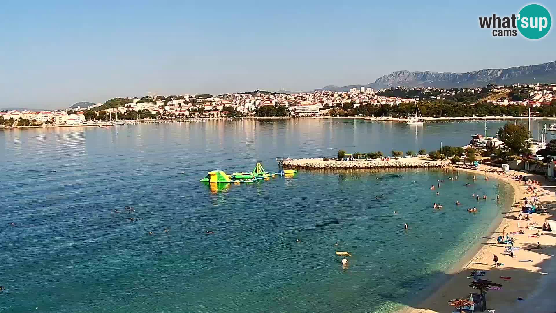 Webcam plage de Podstrana – Vue en direct depuis Hotel Split