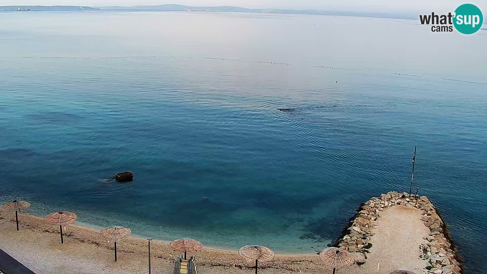 Podstrana Beach Webcam – Live View from Hotel Split