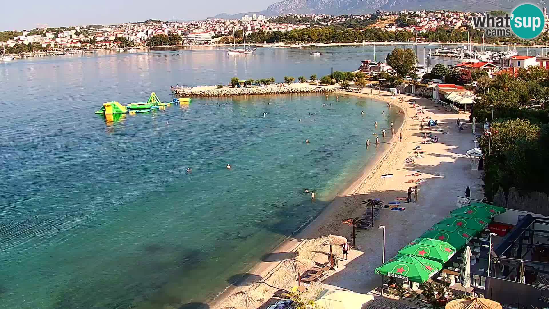 Webcam plage de Podstrana – Vue en direct depuis Hotel Split