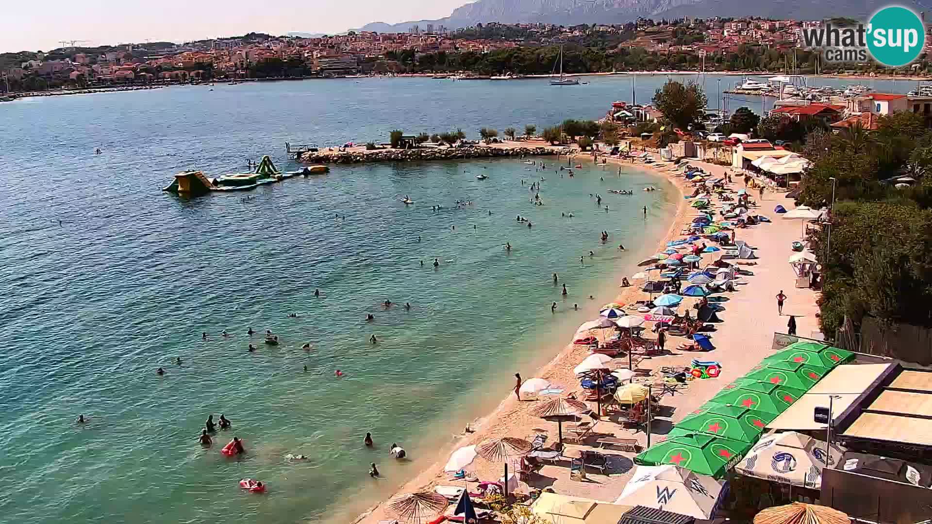 Webcam plage de Podstrana – Vue en direct depuis Hotel Split