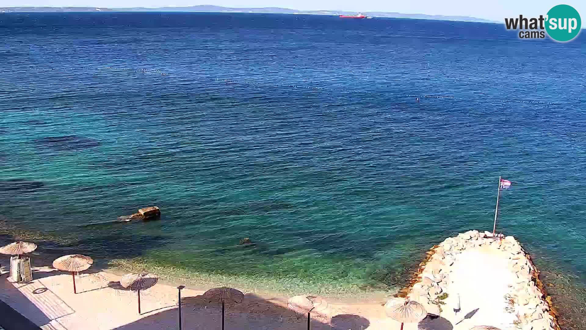 Webcam Playa de Podstrana – Vista en directo desde Hotel Split