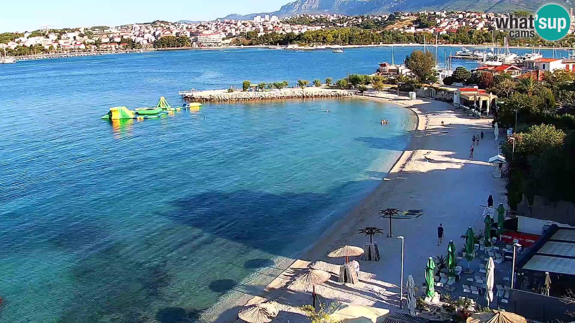 Spletna kamera Plaža Podstrana – Pogled v živo