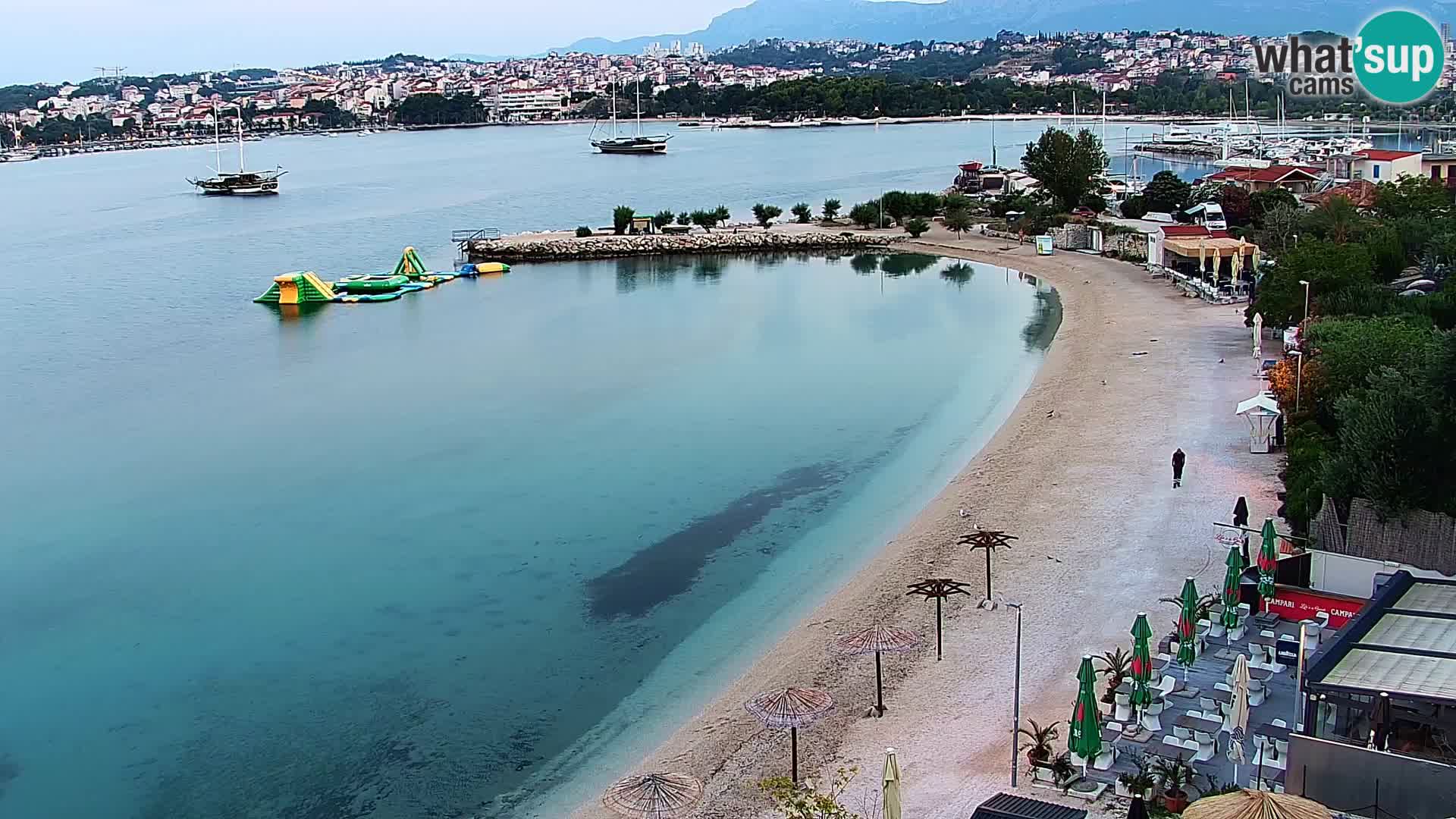 Webcam plage de Podstrana – Vue en direct depuis Hotel Split