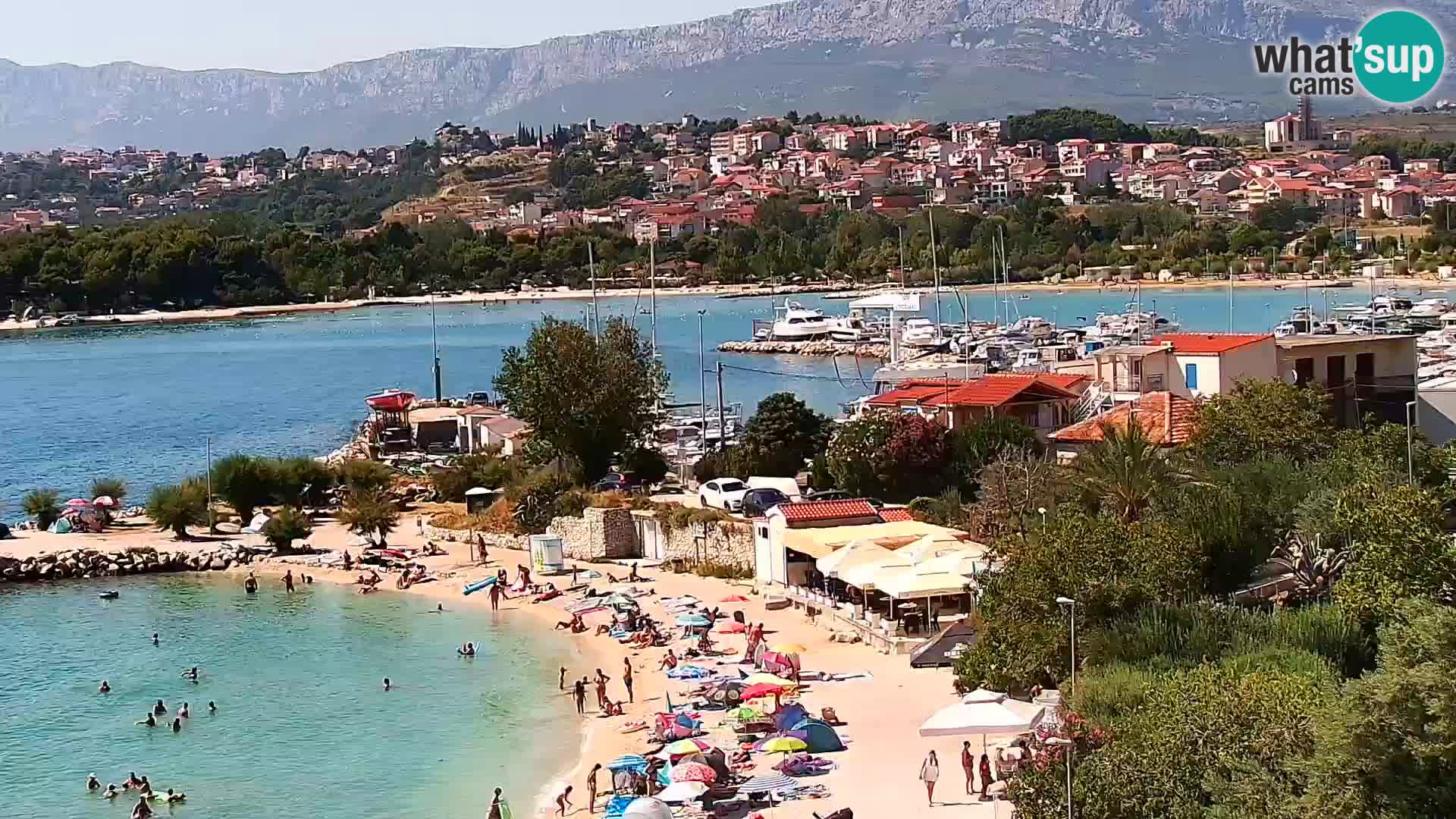 Web kamera Plaža Podstrana – Pogled uživo
