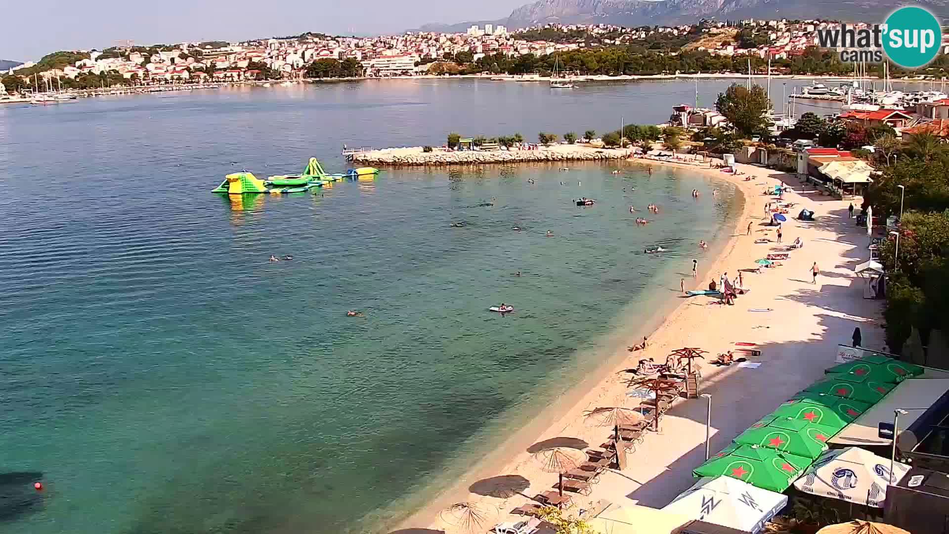 Webcam Playa de Podstrana – Vista en directo desde Hotel Split