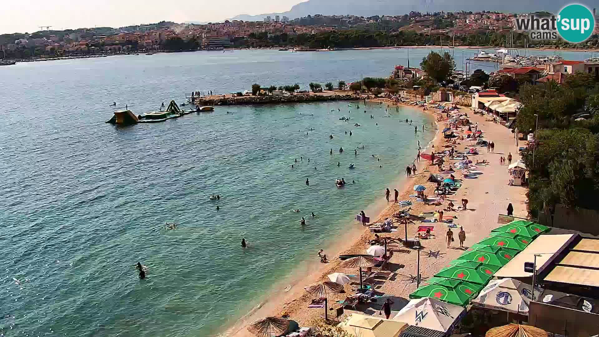 Web kamera Plaža Podstrana – Pogled uživo