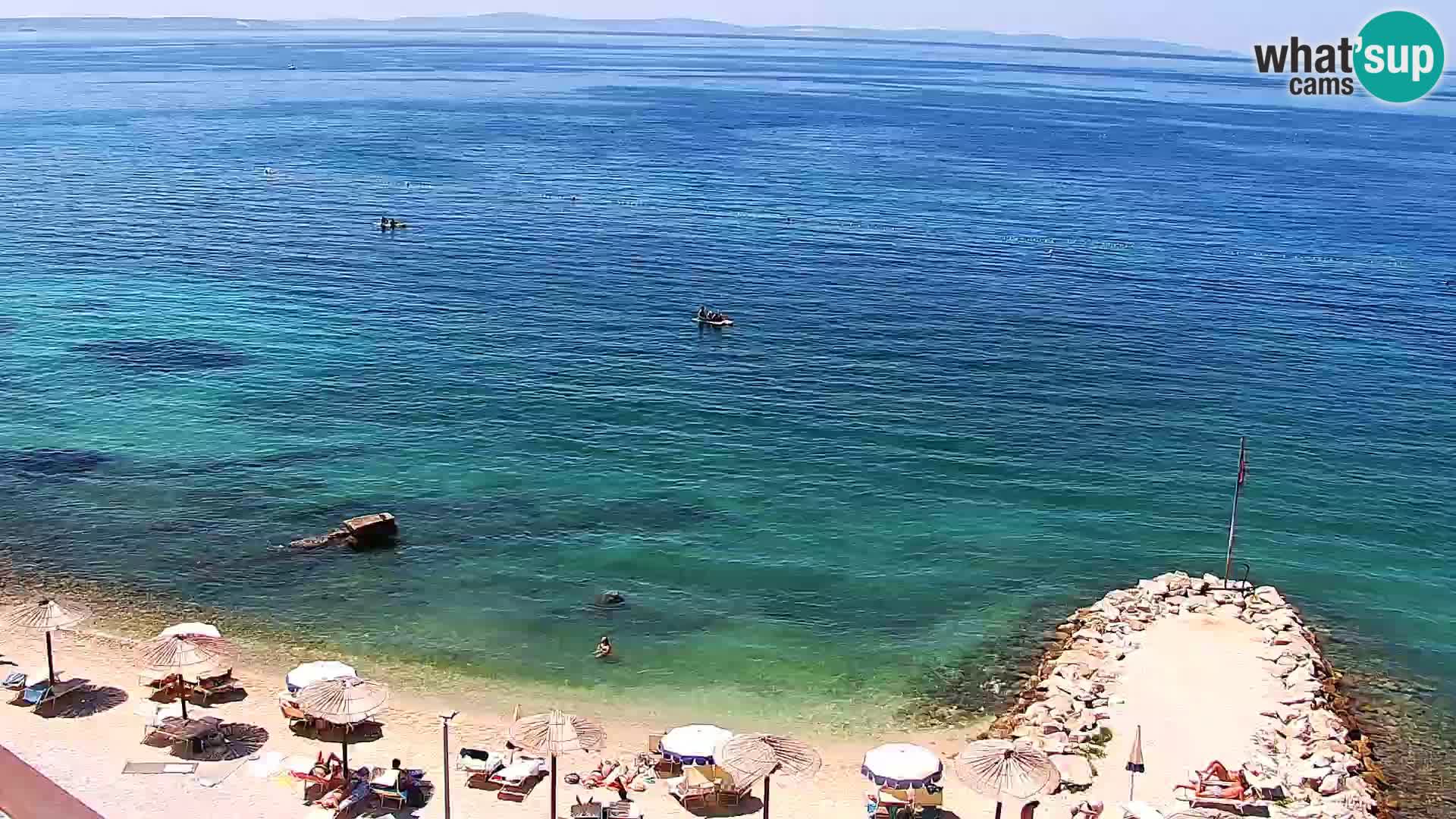 Webcam plage de Podstrana – Vue en direct depuis Hotel Split
