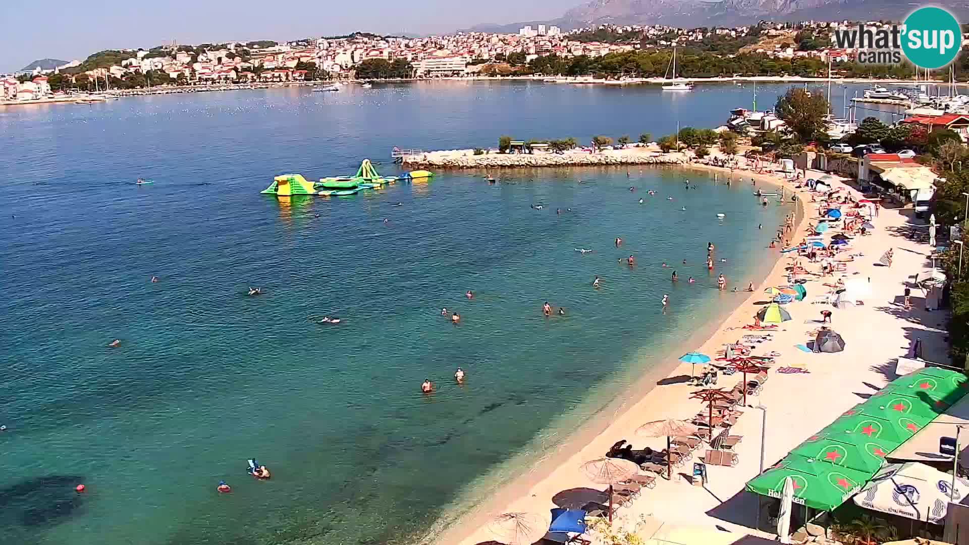 Webcam Playa de Podstrana – Vista en directo desde Hotel Split
