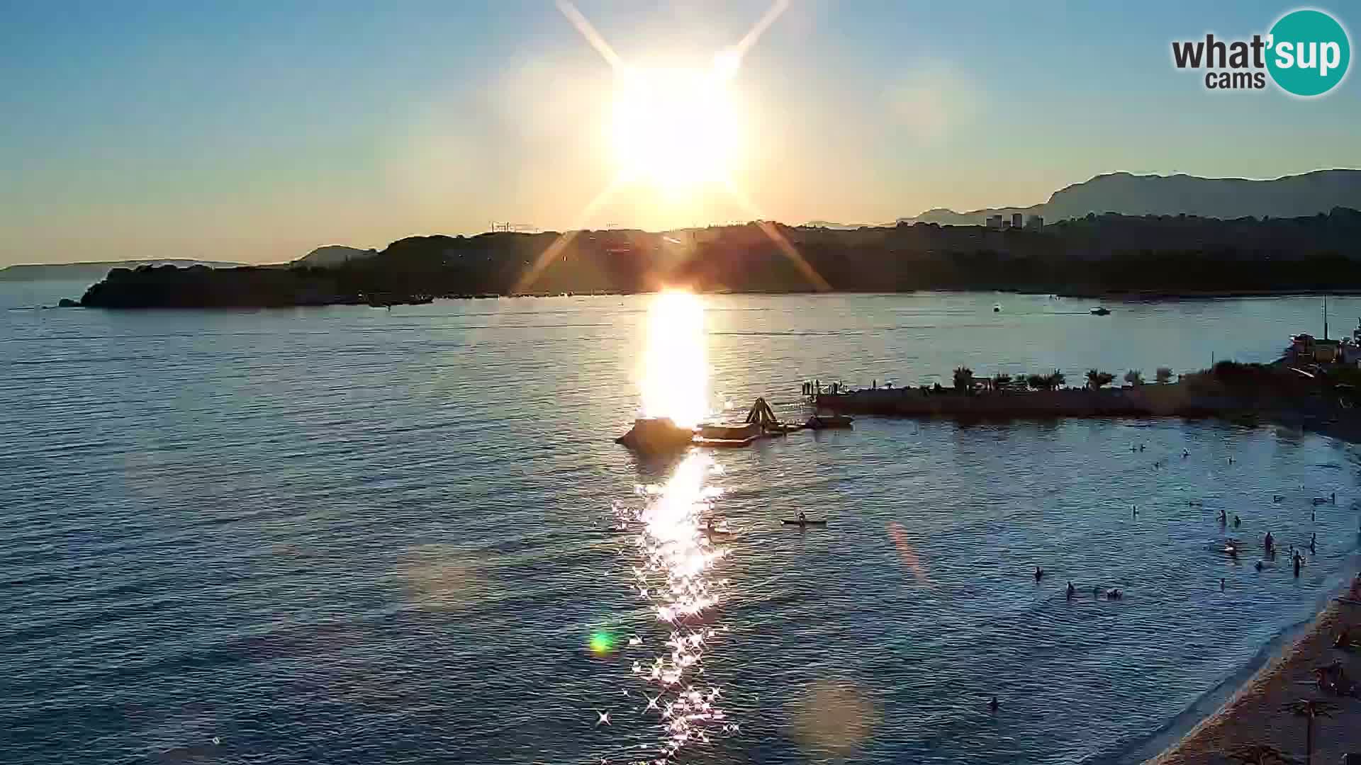 Spletna kamera Plaža Podstrana – Pogled v živo