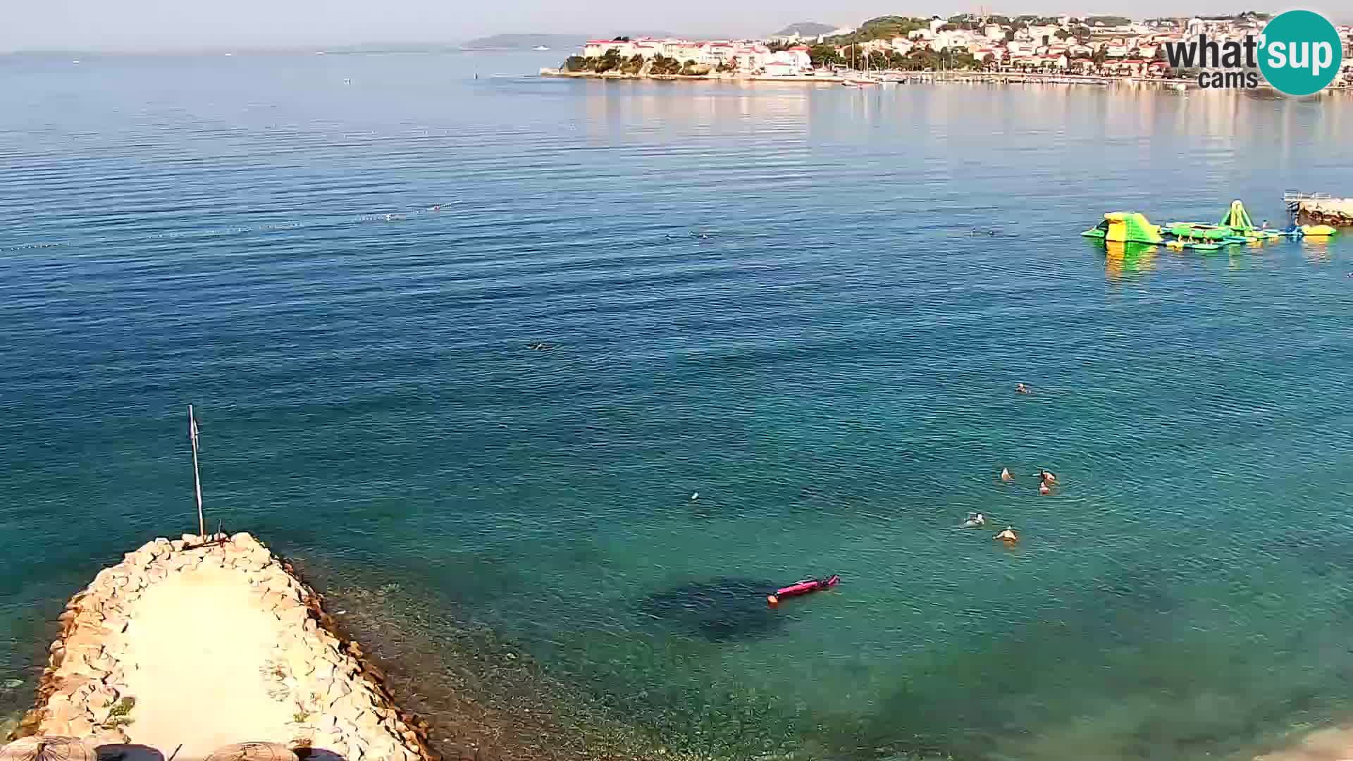 Web kamera Plaža Podstrana – Pogled uživo
