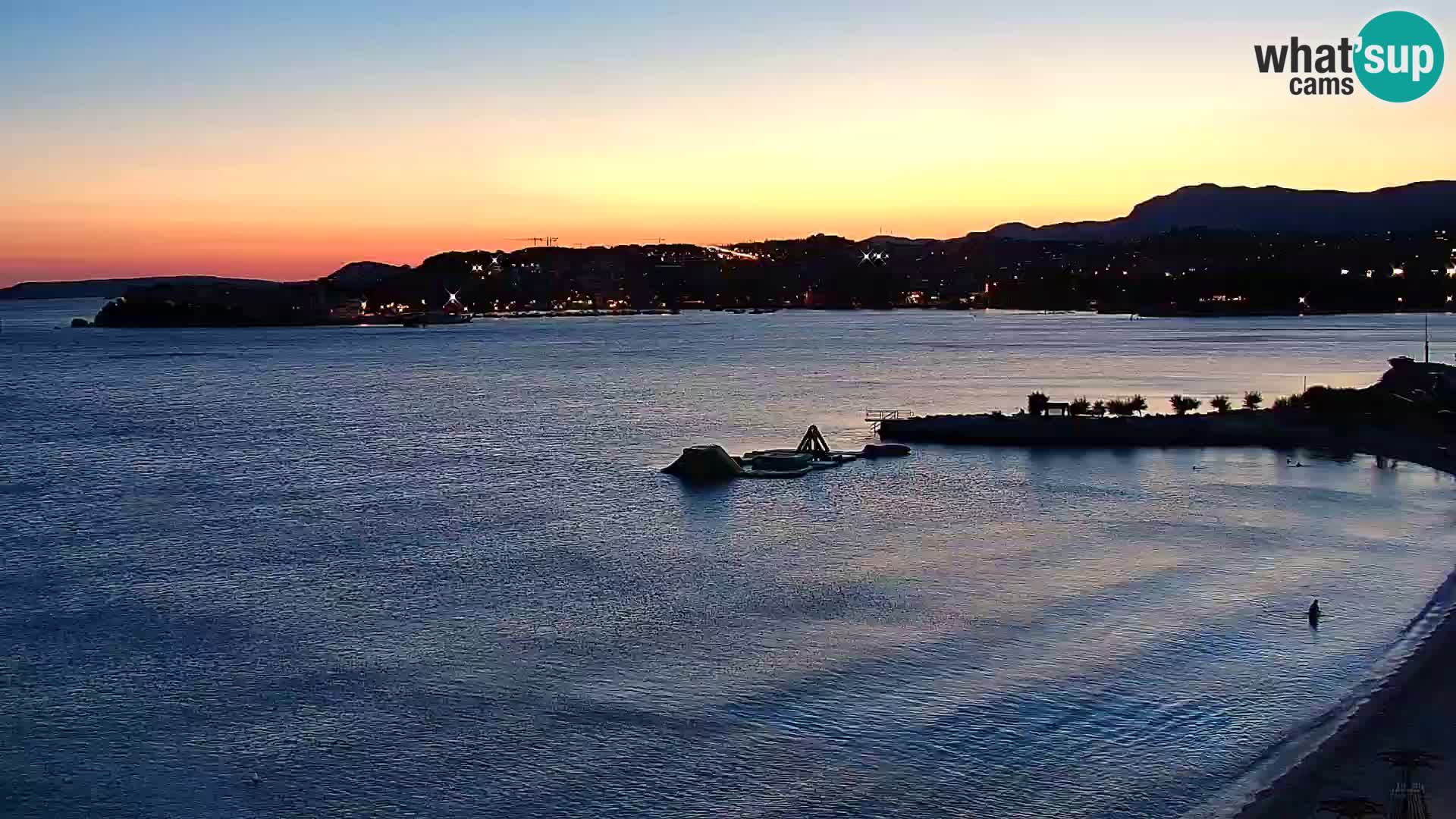 Podstrana Strand Webcam – Liveblick vom Hotel Split