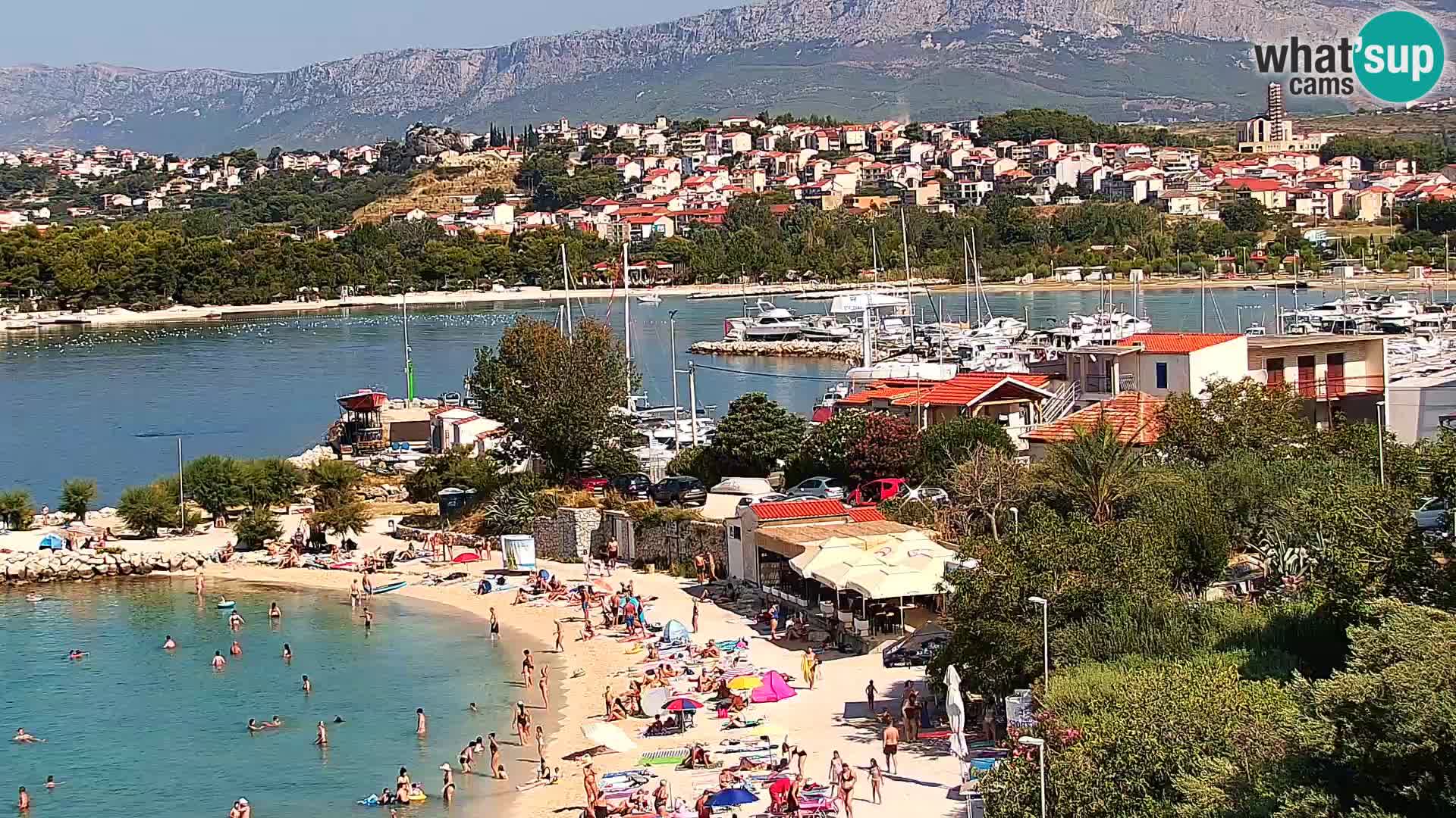 Webcam plage de Podstrana – Vue en direct depuis Hotel Split