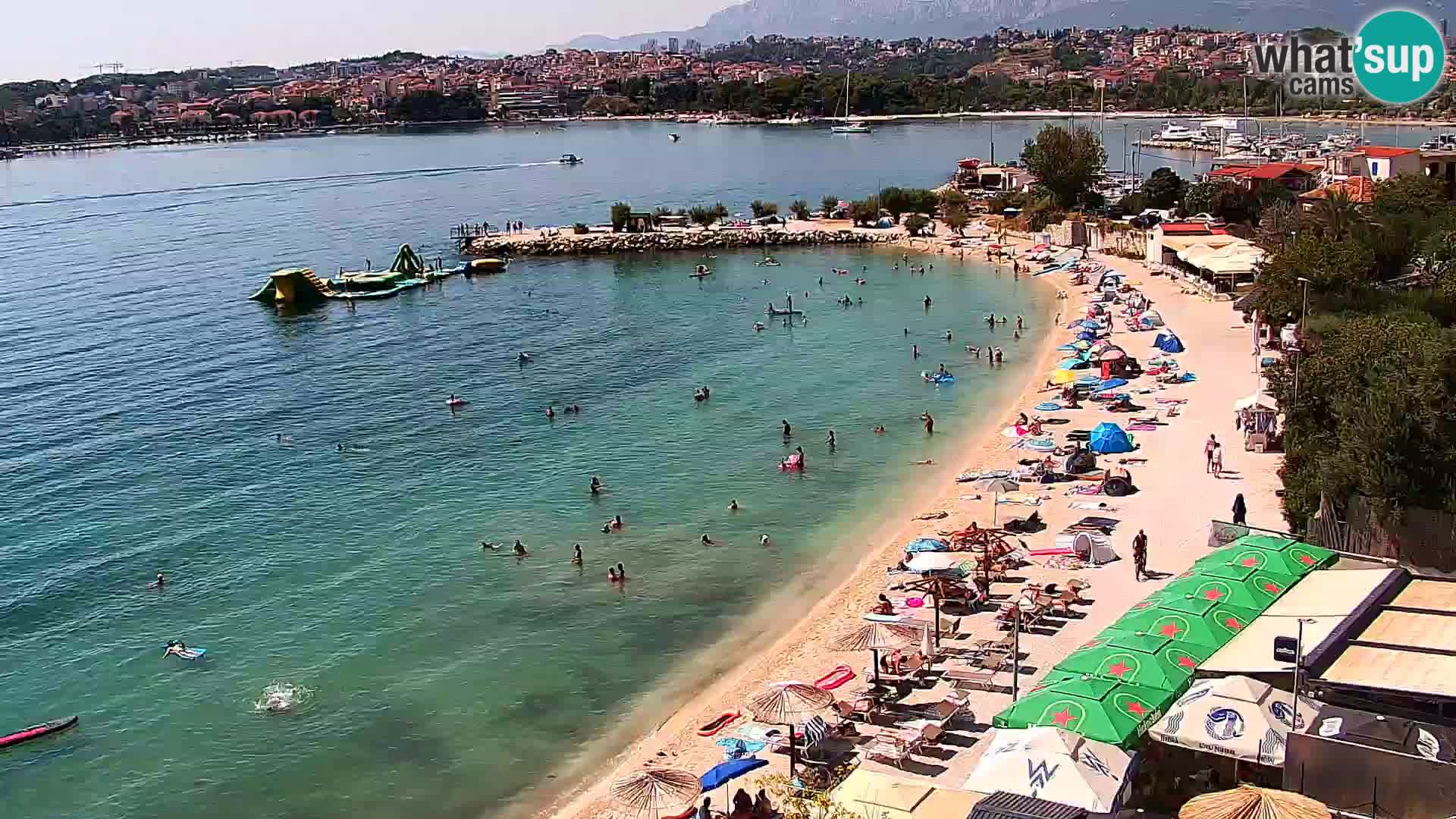 Webcam plage de Podstrana – Vue en direct depuis Hotel Split