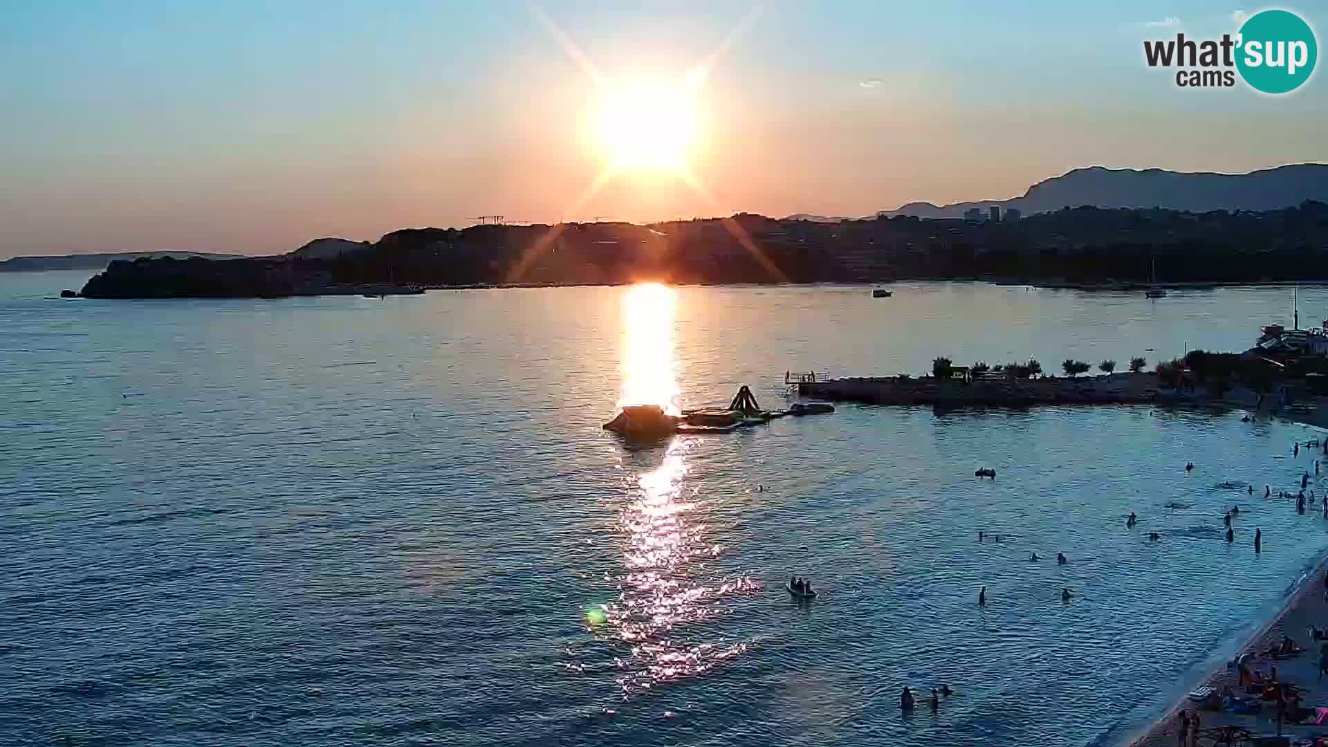 Webcam plage de Podstrana – Vue en direct depuis Hotel Split
