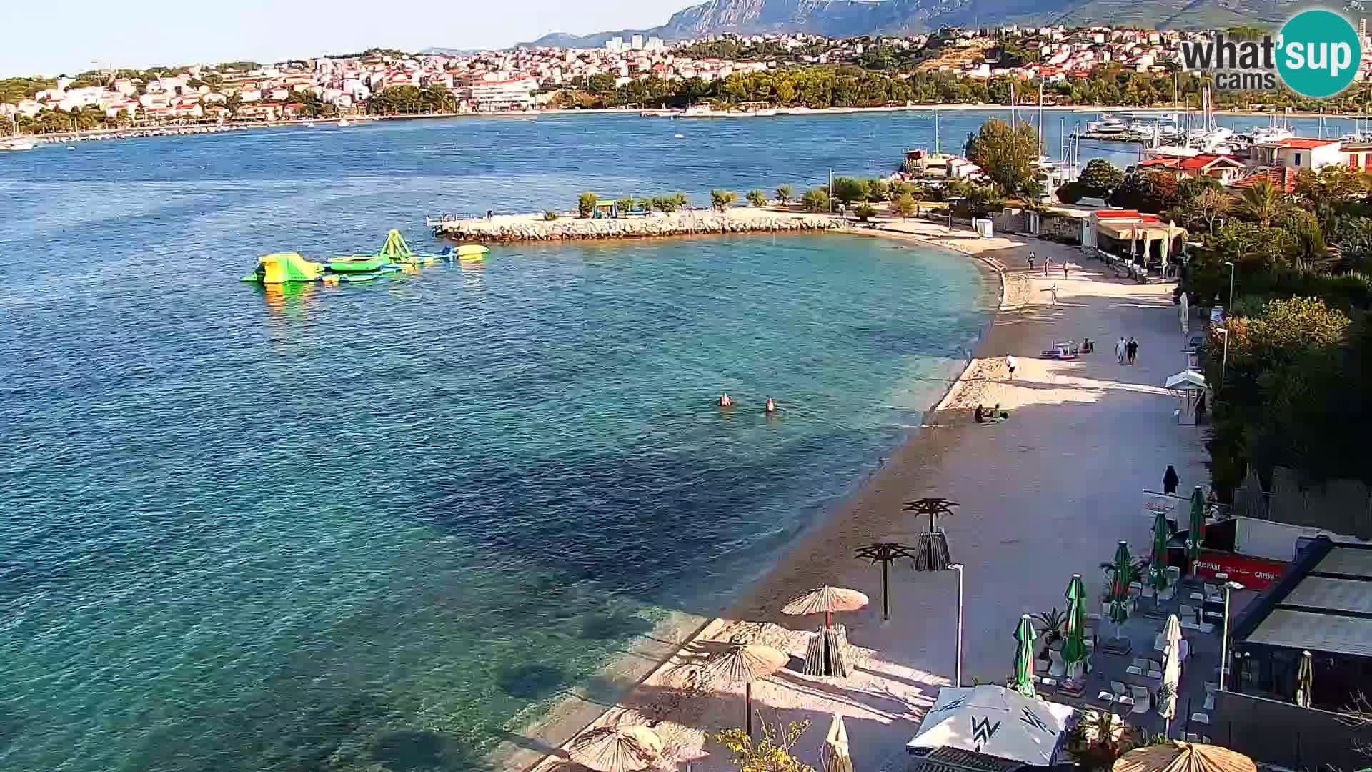 Spletna kamera Plaža Podstrana – Pogled v živo