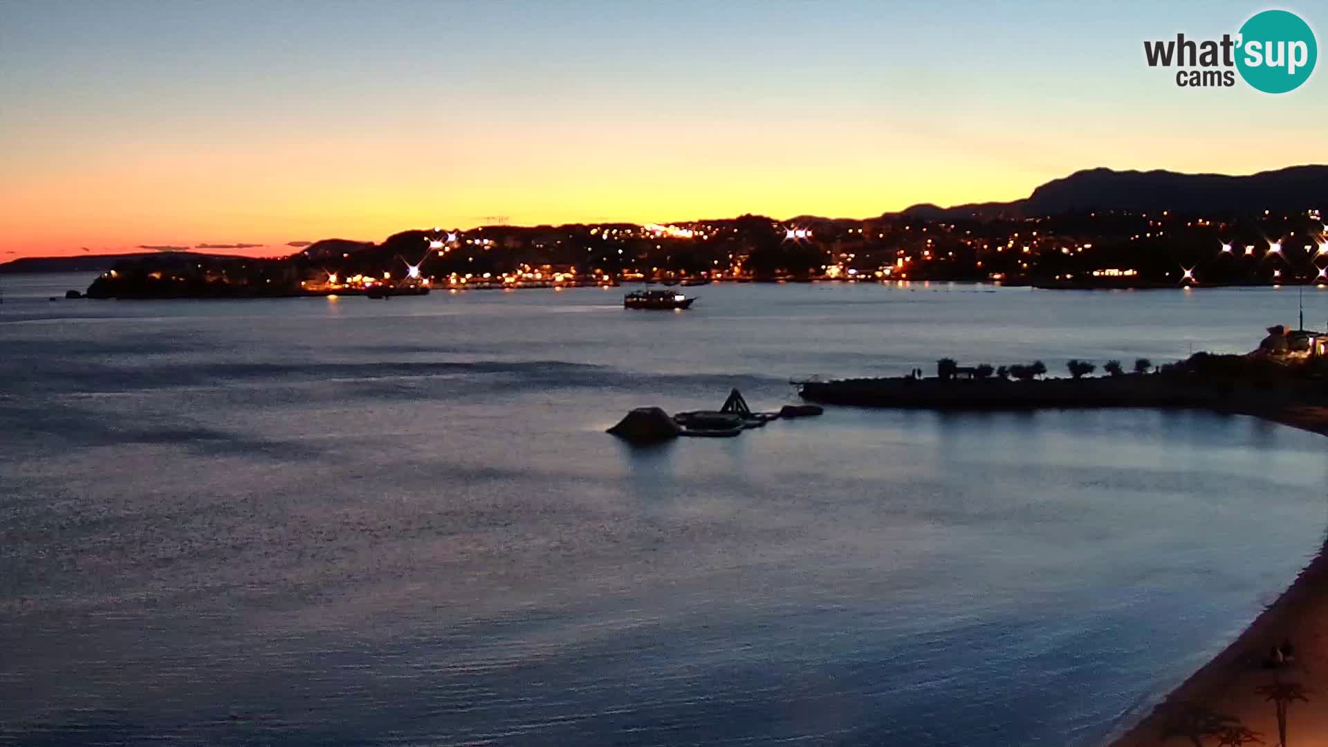Podstrana Beach Webcam – Live View from Hotel Split