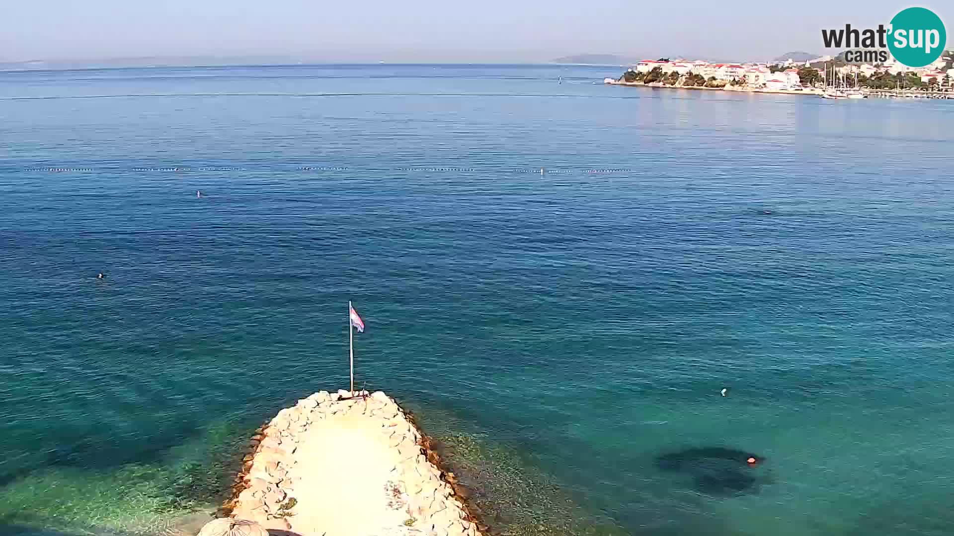 Webcam plage de Podstrana – Vue en direct depuis Hotel Split
