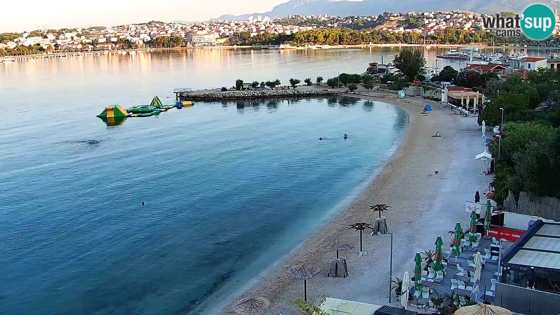 Webcam plage de Podstrana – Vue en direct depuis Hotel Split