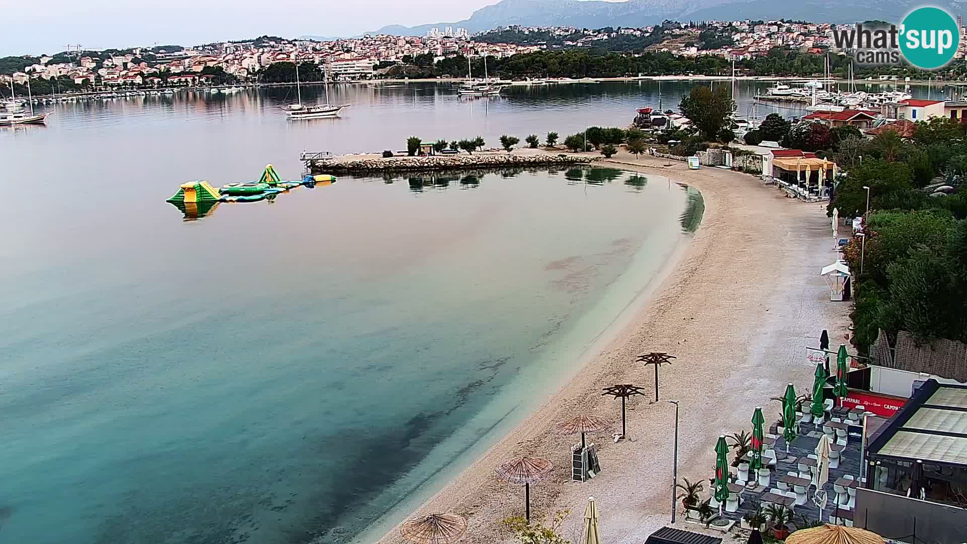 Webcam Playa de Podstrana – Vista en directo desde Hotel Split