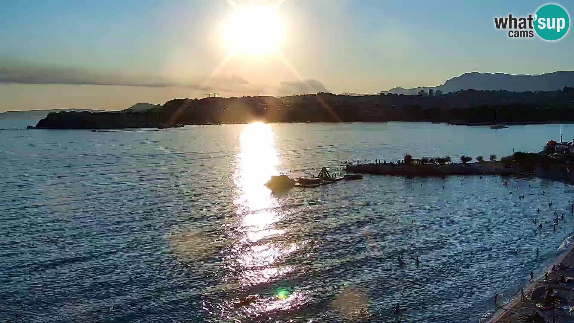Webcam plage de Podstrana – Vue en direct depuis Hotel Split