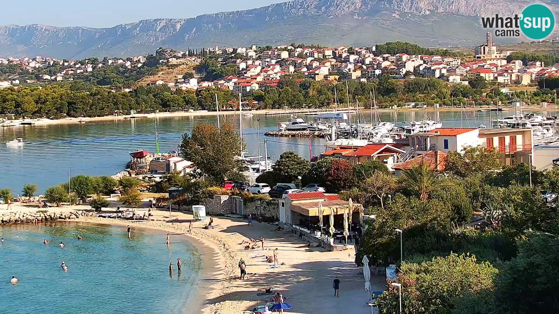 Webcam Playa de Podstrana – Vista en directo desde Hotel Split