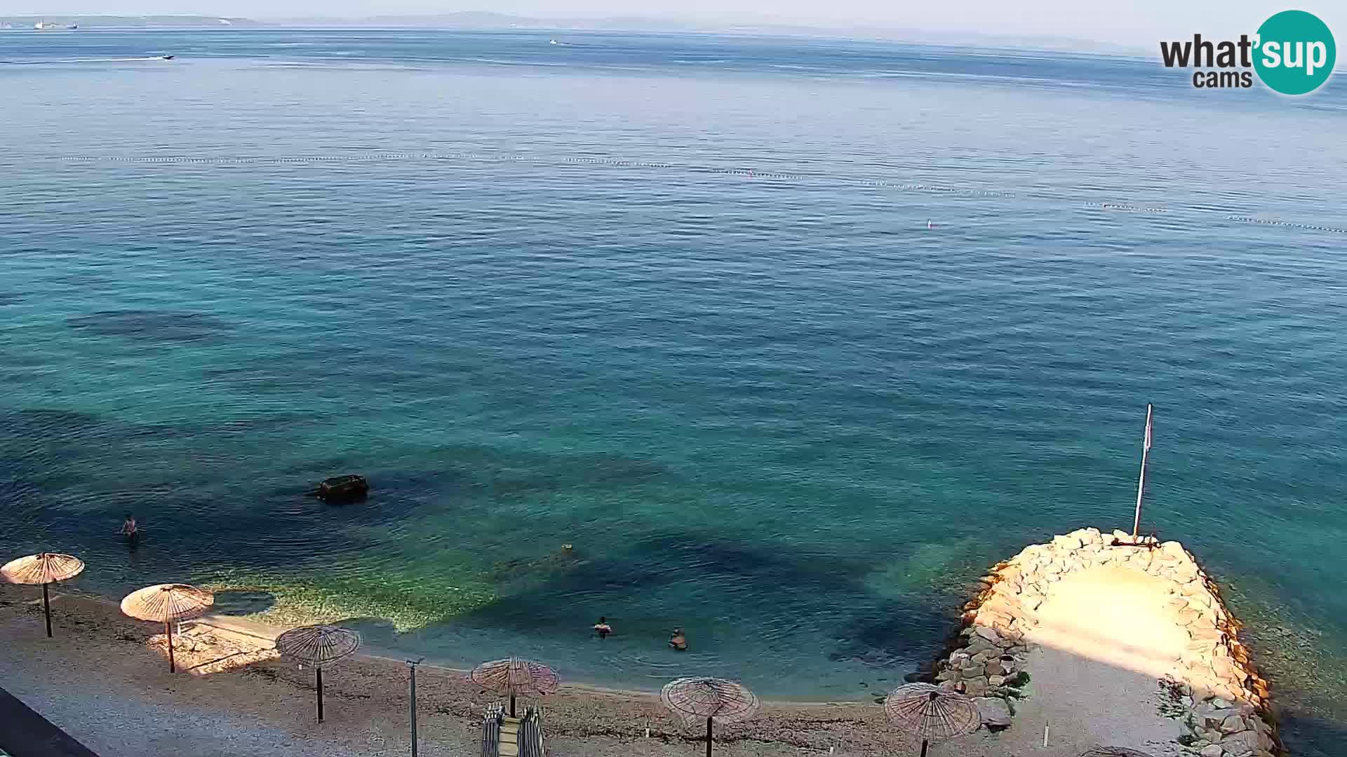 Podstrana Strand Webcam – Liveblick vom Hotel Split