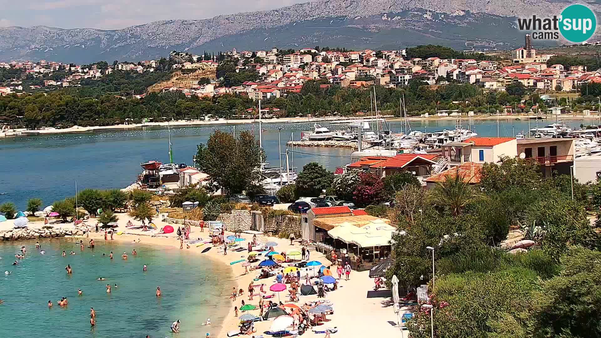 Webcam plage de Podstrana – Vue en direct depuis Hotel Split