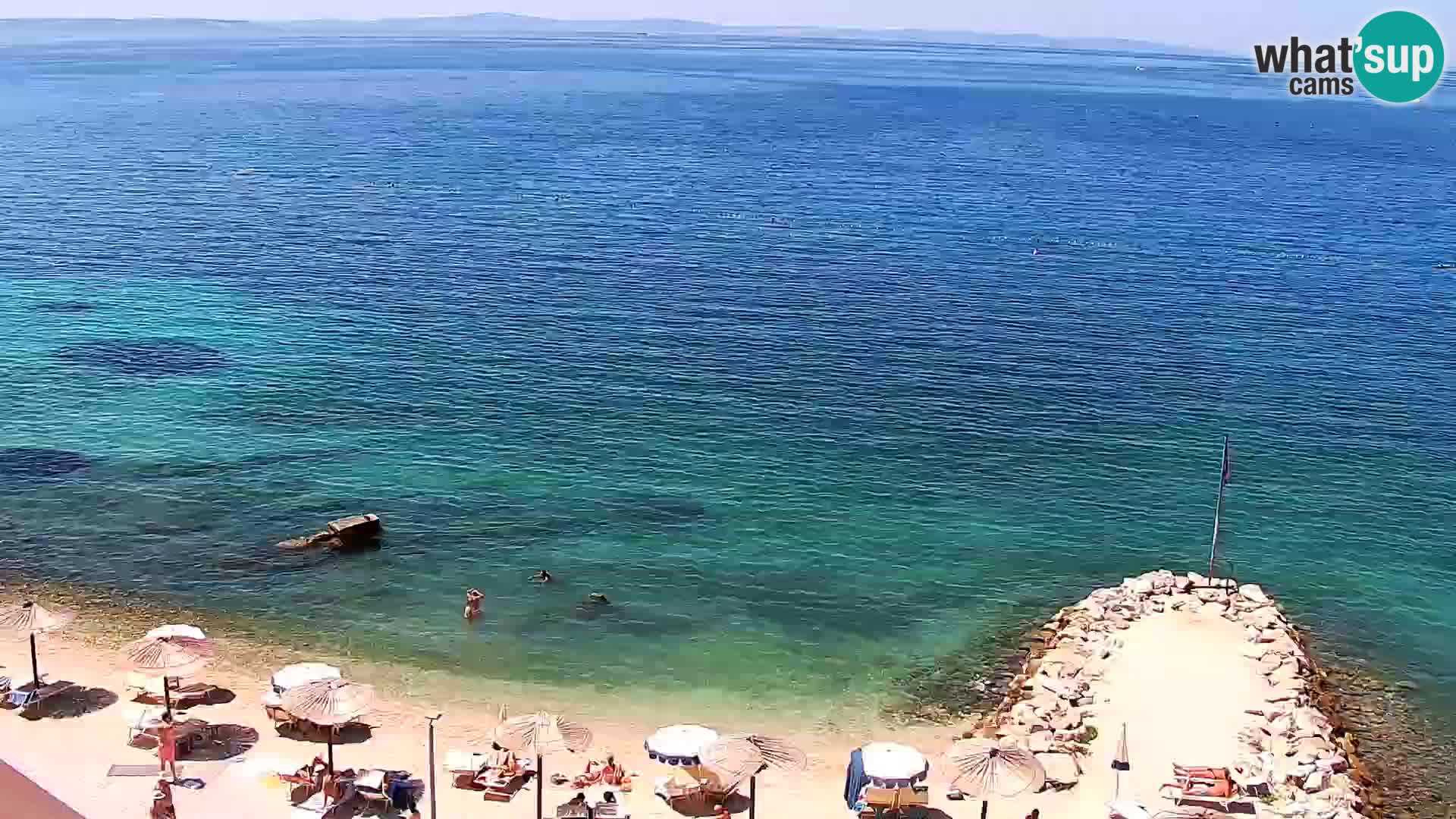 Webcam plage de Podstrana – Vue en direct depuis Hotel Split