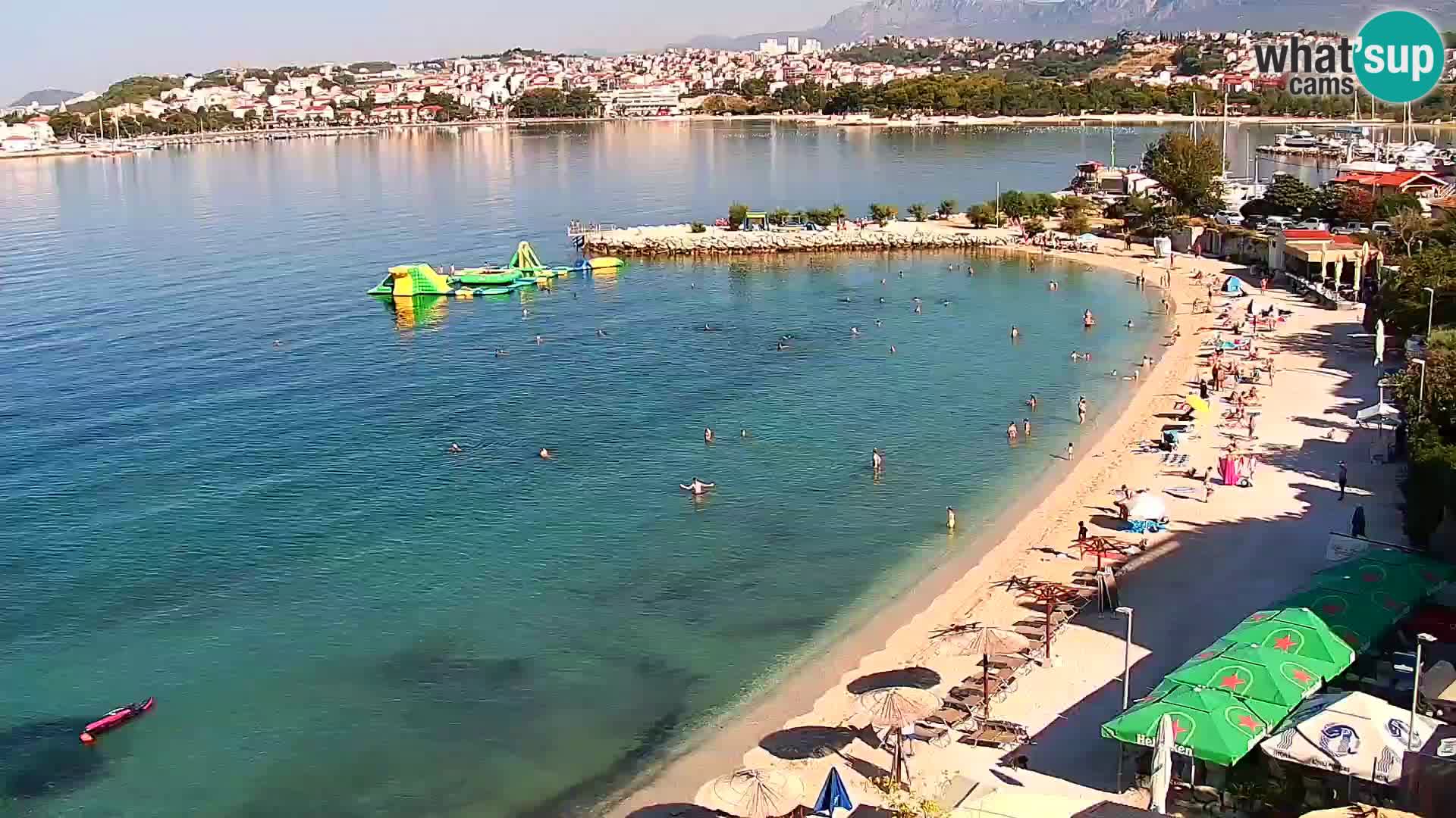 Podstrana Strand Webcam – Liveblick vom Hotel Split