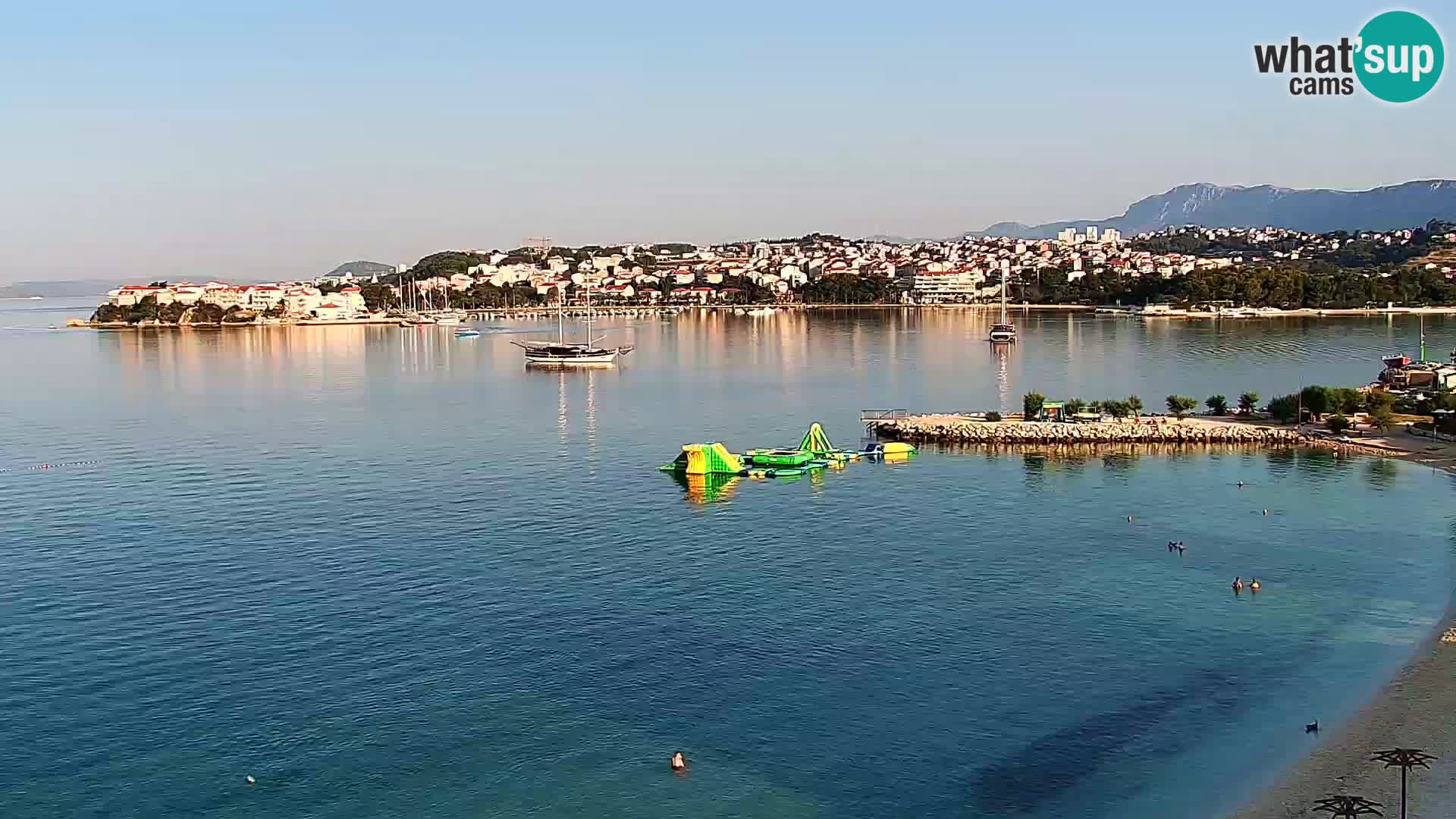 Webcam plage de Podstrana – Vue en direct depuis Hotel Split