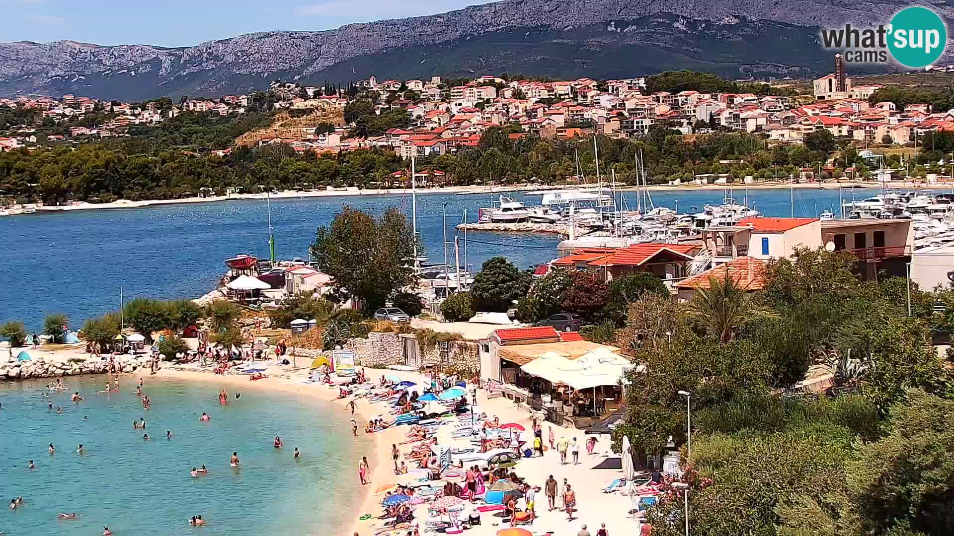 Podstrana Strand Webcam – Liveblick vom Hotel Split