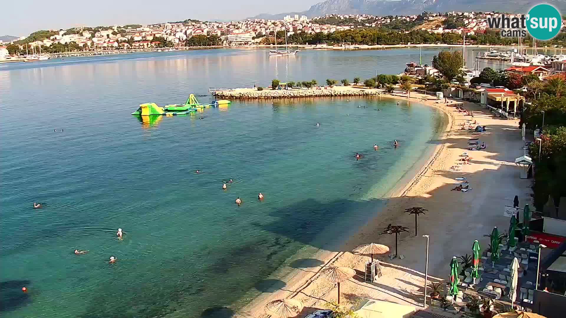 Webcam plage de Podstrana – Vue en direct depuis Hotel Split