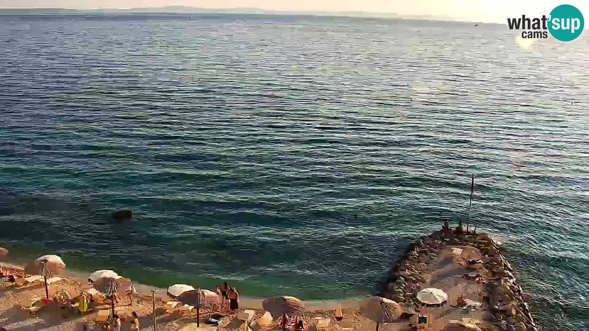 Webcam plage de Podstrana – Vue en direct depuis Hotel Split