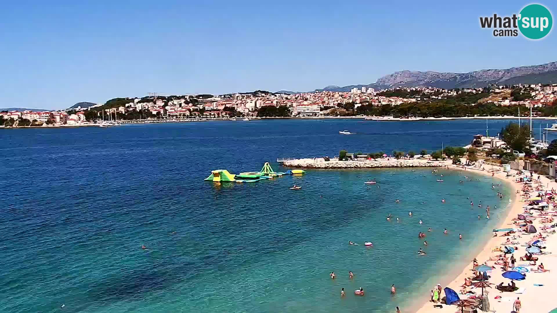 Webcam plage de Podstrana – Vue en direct depuis Hotel Split