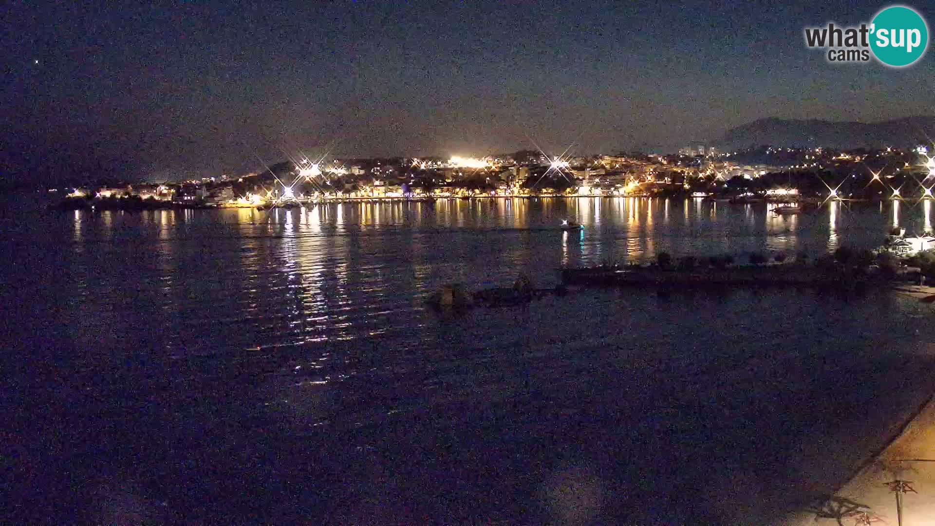 Webcam plage de Podstrana – Vue en direct depuis Hotel Split