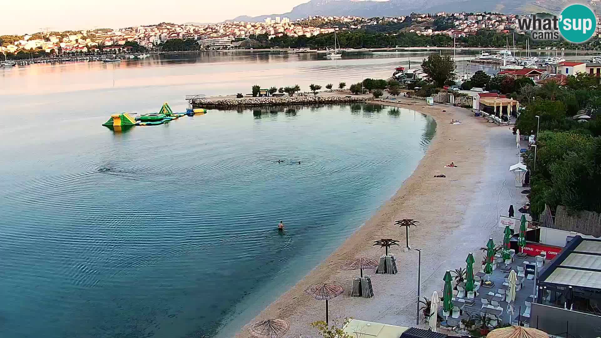 Webcam Playa de Podstrana – Vista en directo desde Hotel Split