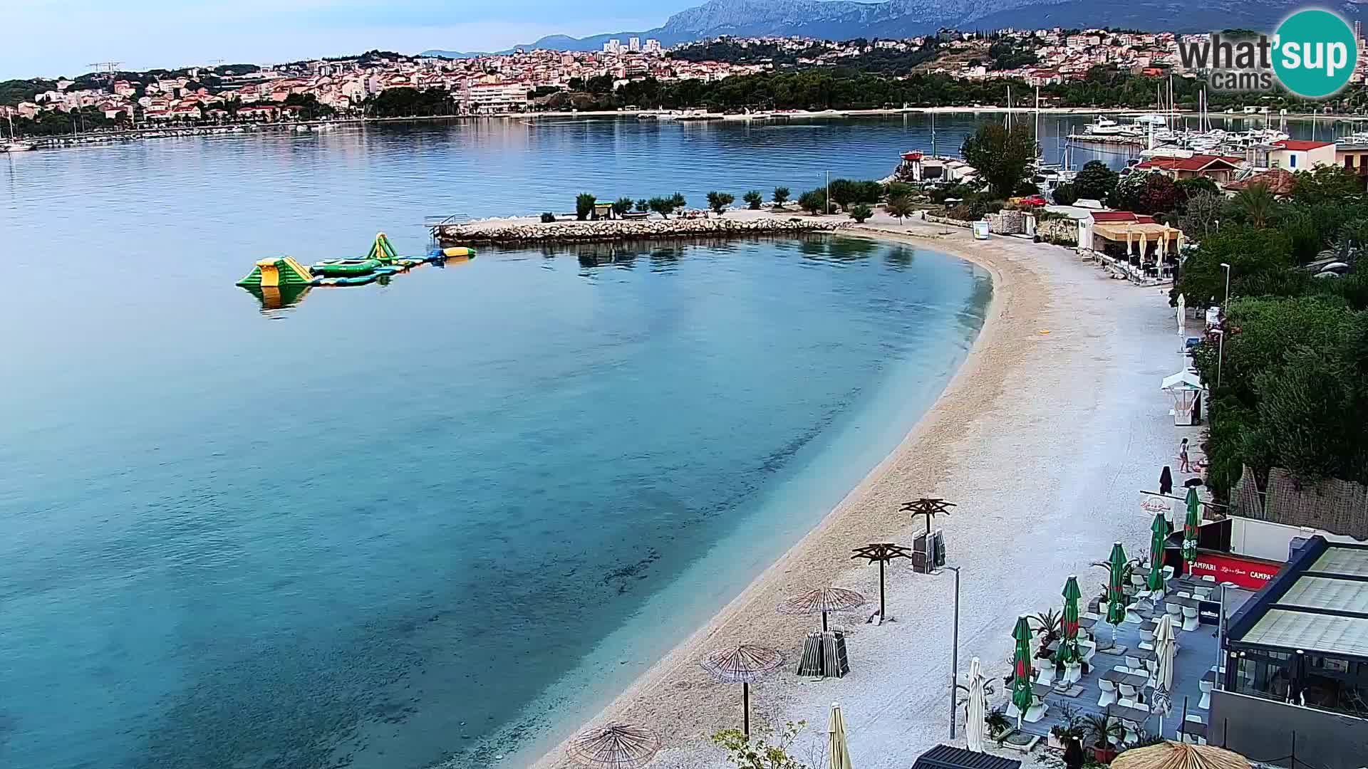 Webcam plage de Podstrana – Vue en direct depuis Hotel Split