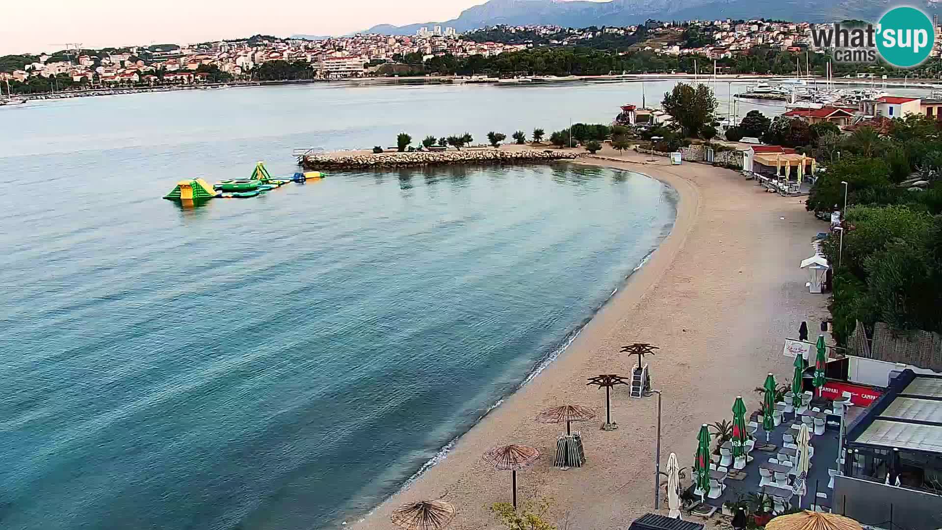 Webcam plage de Podstrana – Vue en direct depuis Hotel Split