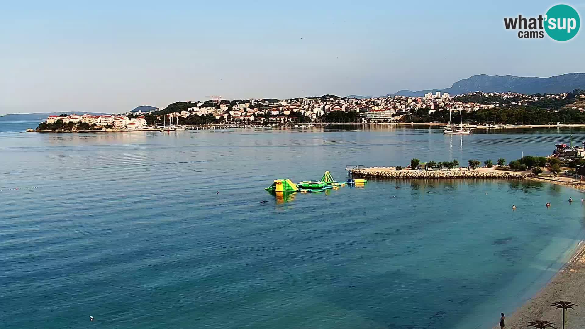 Webcam Playa de Podstrana – Vista en directo desde Hotel Split