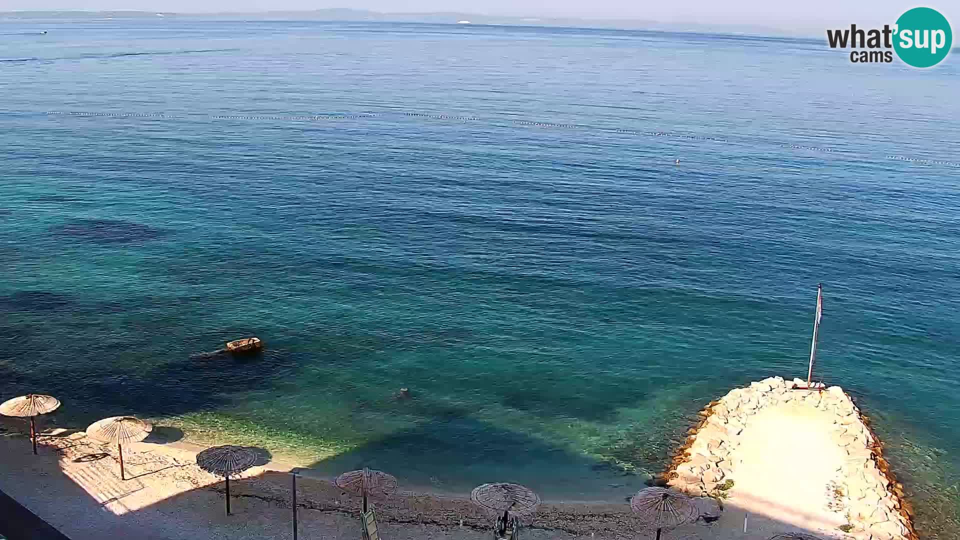 Podstrana Strand Webcam – Liveblick vom Hotel Split