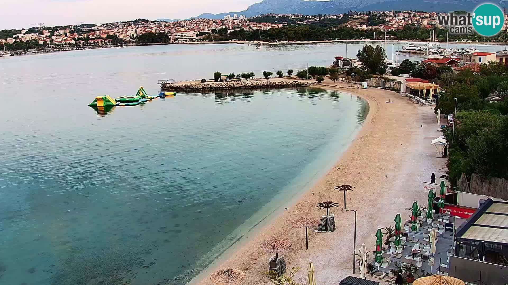 Webcam plage de Podstrana – Vue en direct depuis Hotel Split