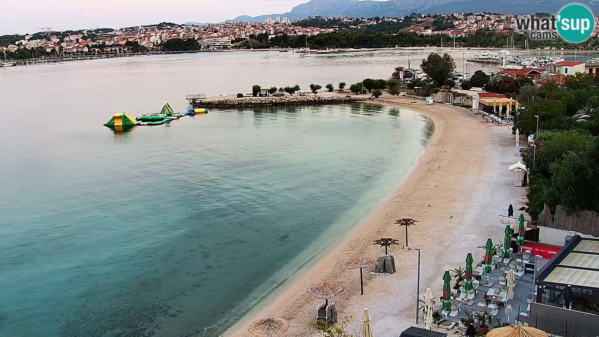 Webcam plage de Podstrana – Vue en direct depuis Hotel Split