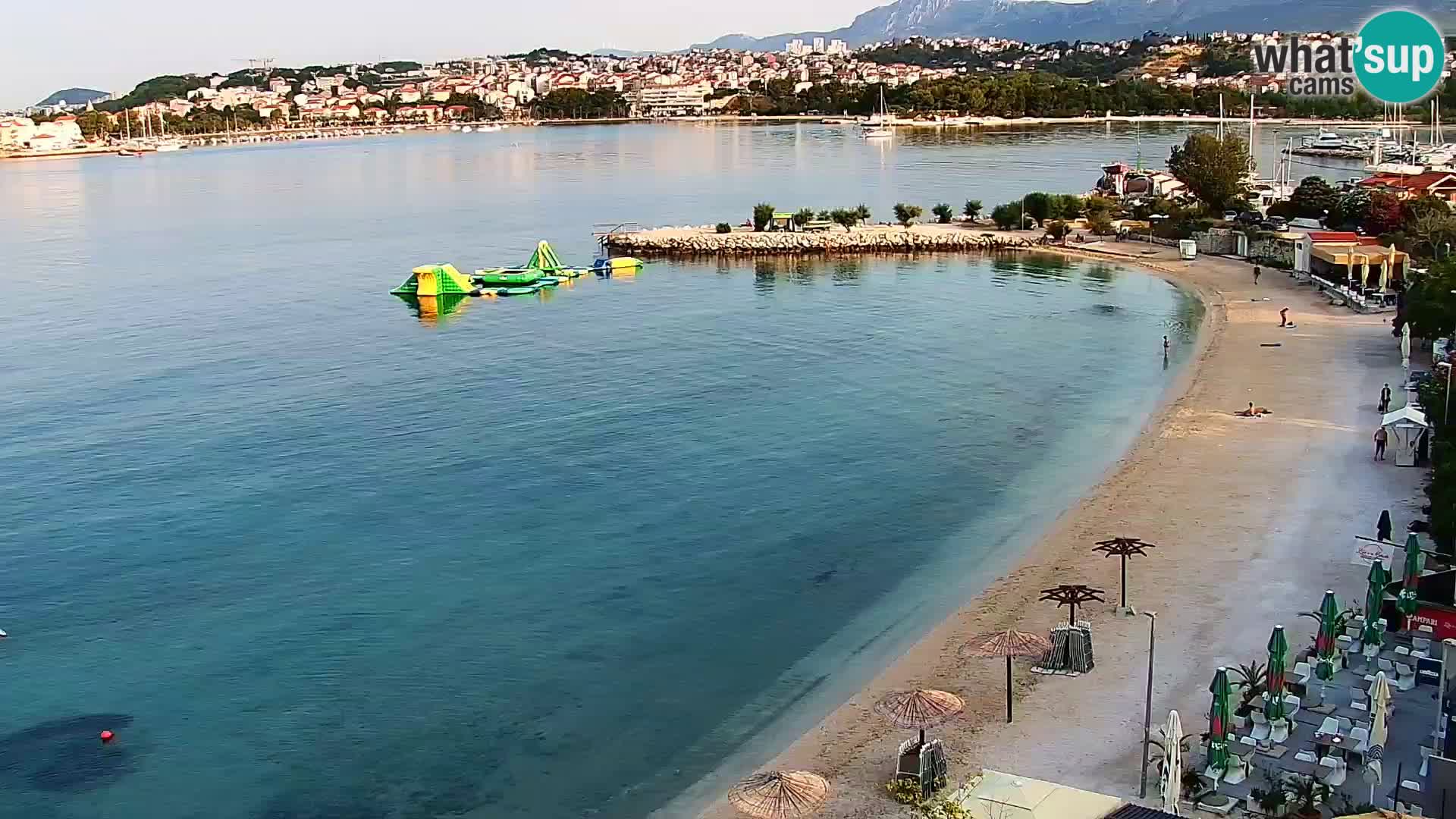 Webcam plage de Podstrana – Vue en direct depuis Hotel Split