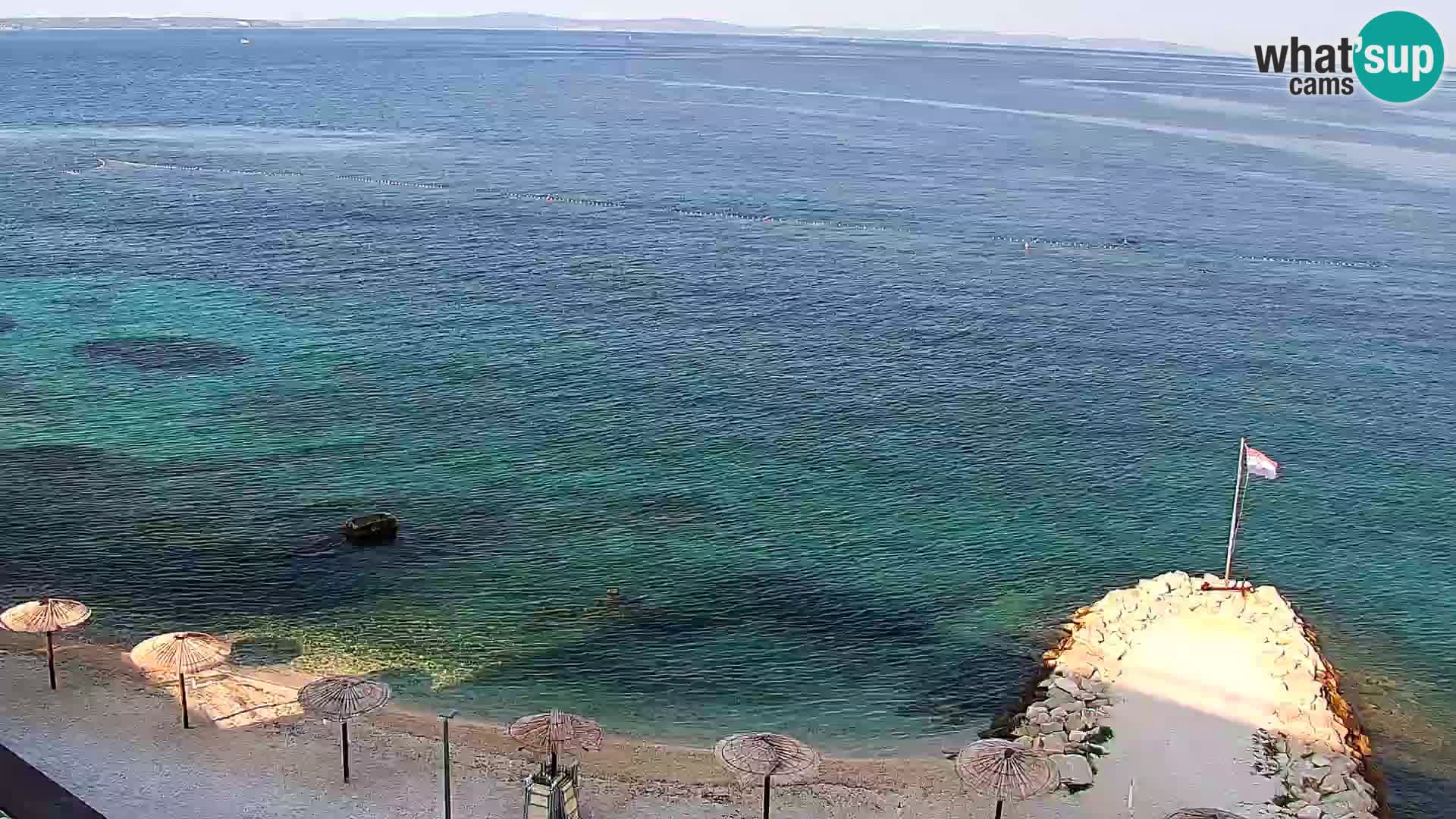 Webcam Playa de Podstrana – Vista en directo desde Hotel Split