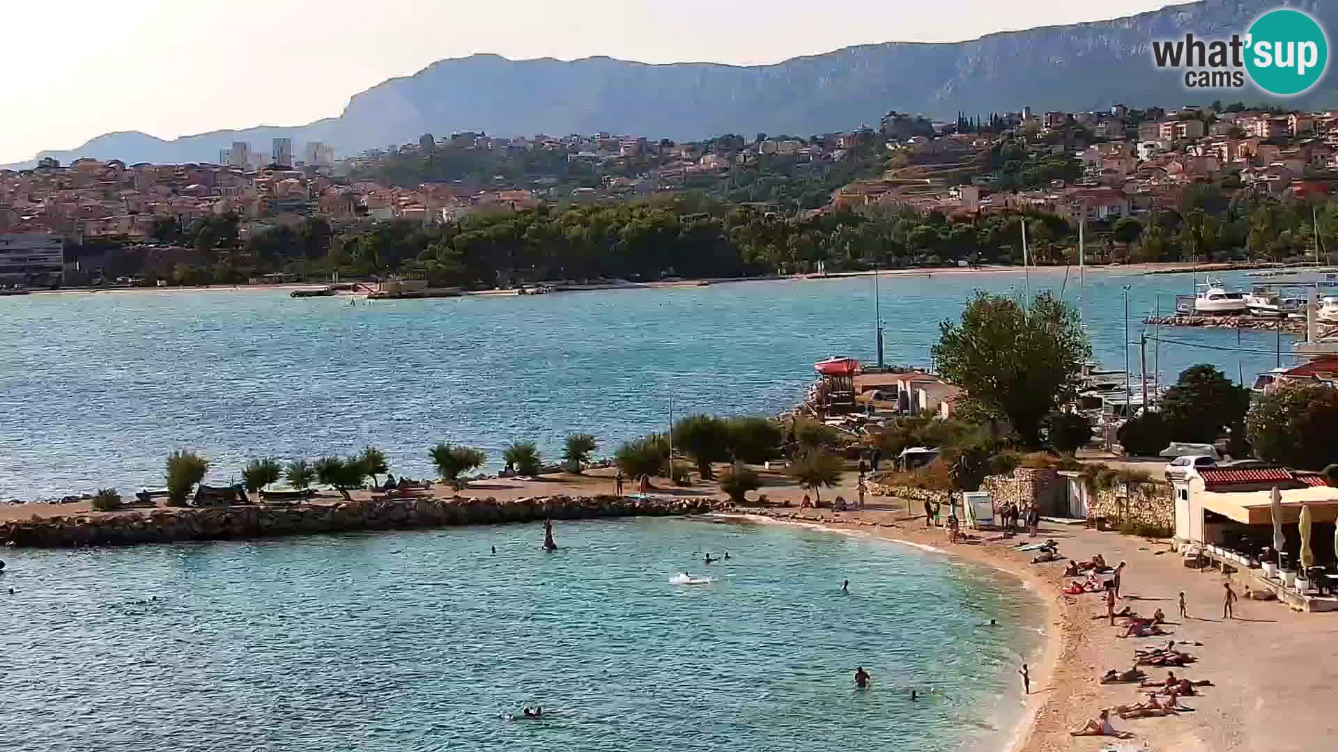 Webcam Playa de Podstrana – Vista en directo desde Hotel Split