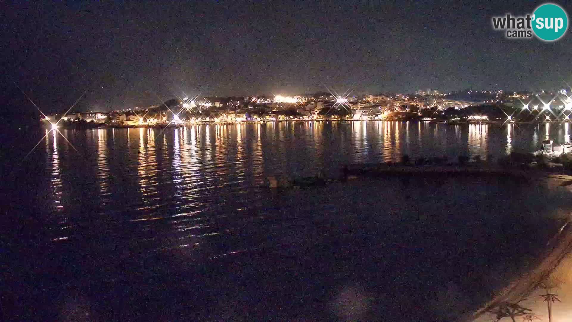 Spletna kamera Plaža Podstrana – Pogled v živo