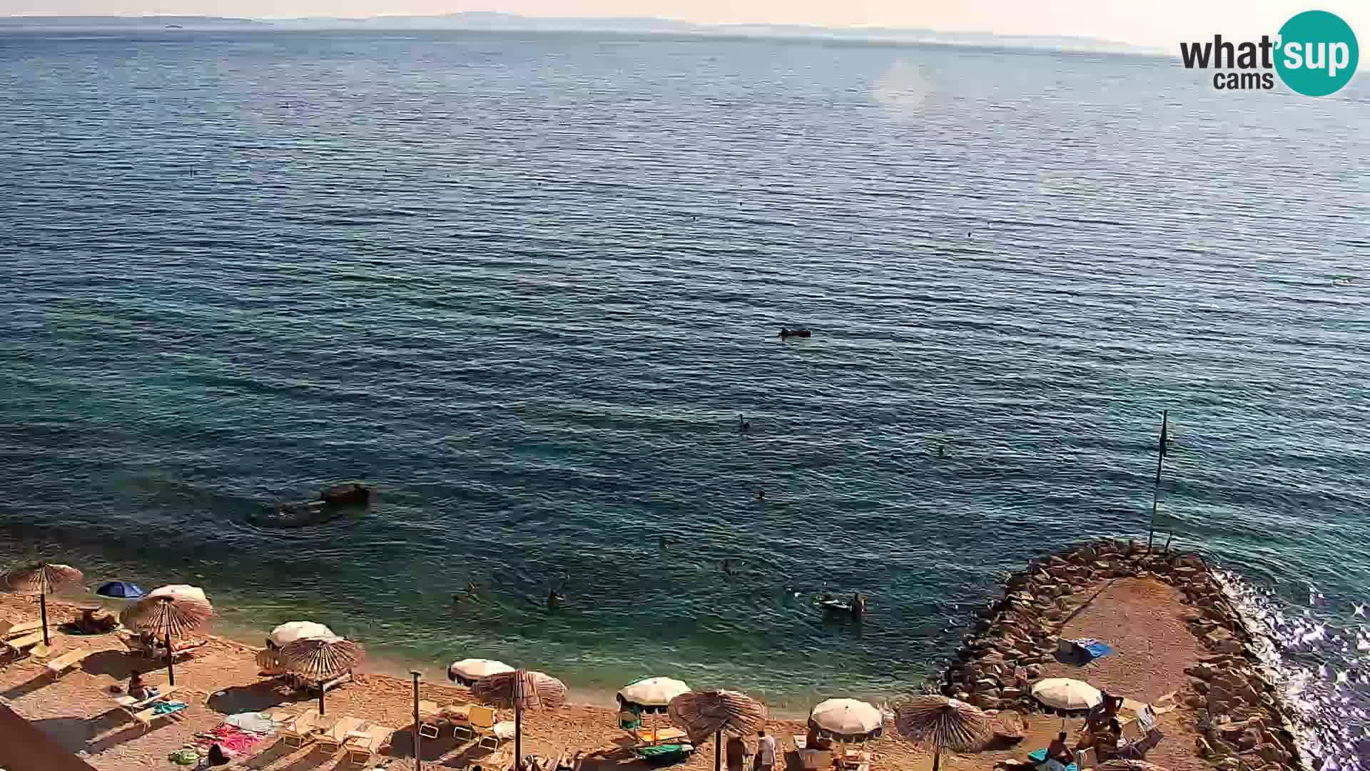 Webcam Playa de Podstrana – Vista en directo desde Hotel Split