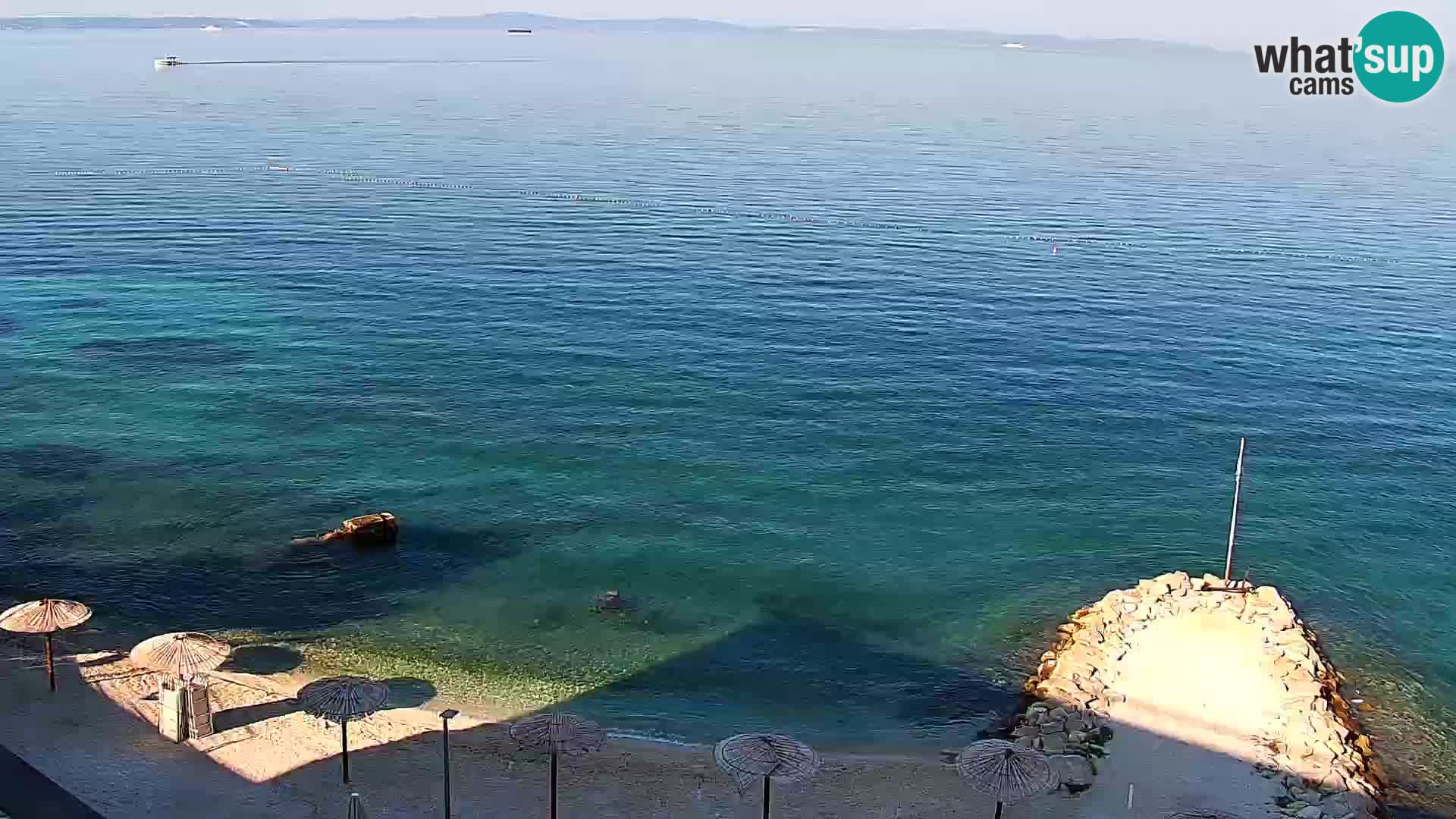 Podstrana Beach Webcam – Live View from Hotel Split