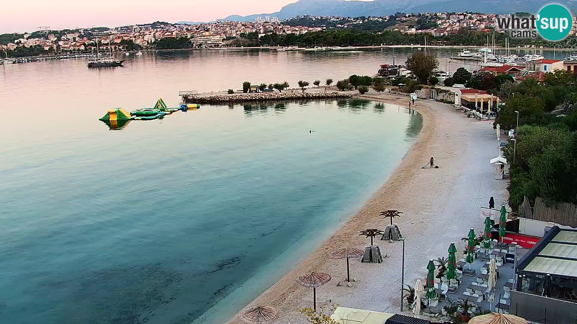 Webcam Playa de Podstrana – Vista en directo desde Hotel Split